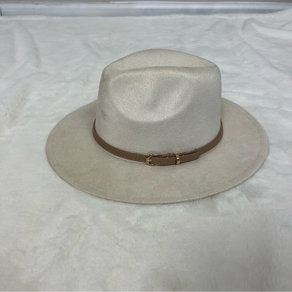 IVORY WIDE BRIM HAT ONE SIZE - Picture 2 of 10
